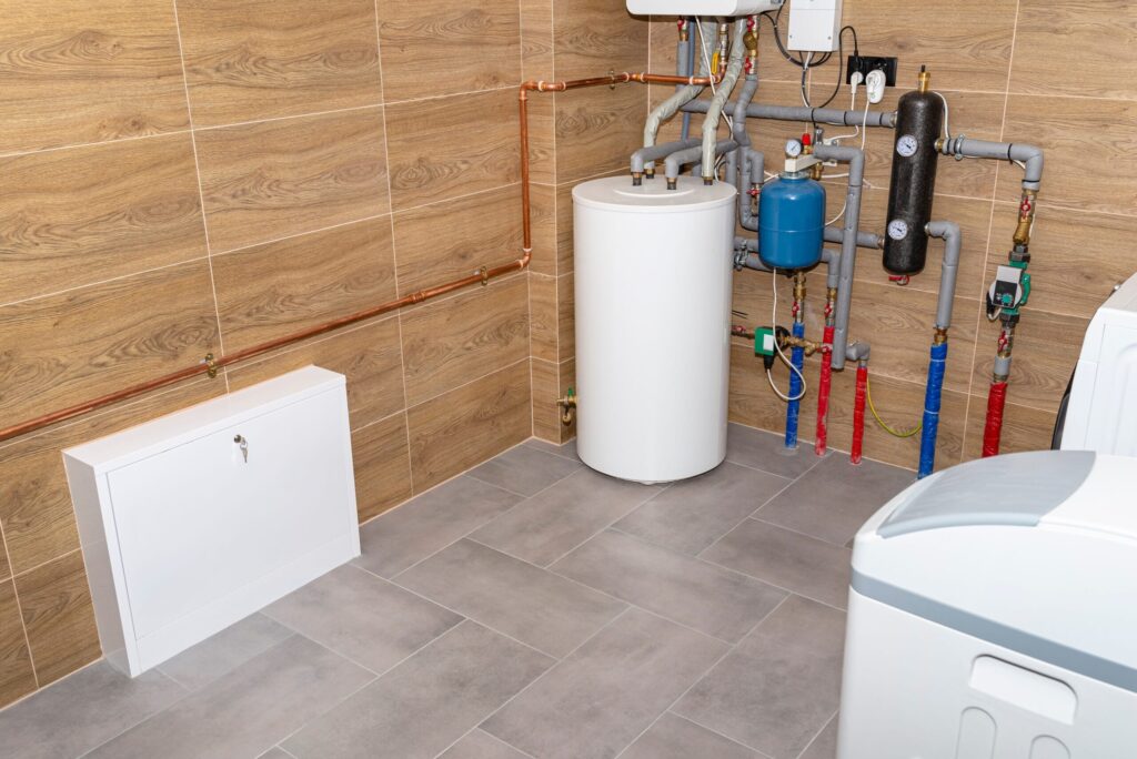 Residential water heater and plumbing system installed in Gilroy